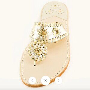Palm Beach Sandals Platinum Gold